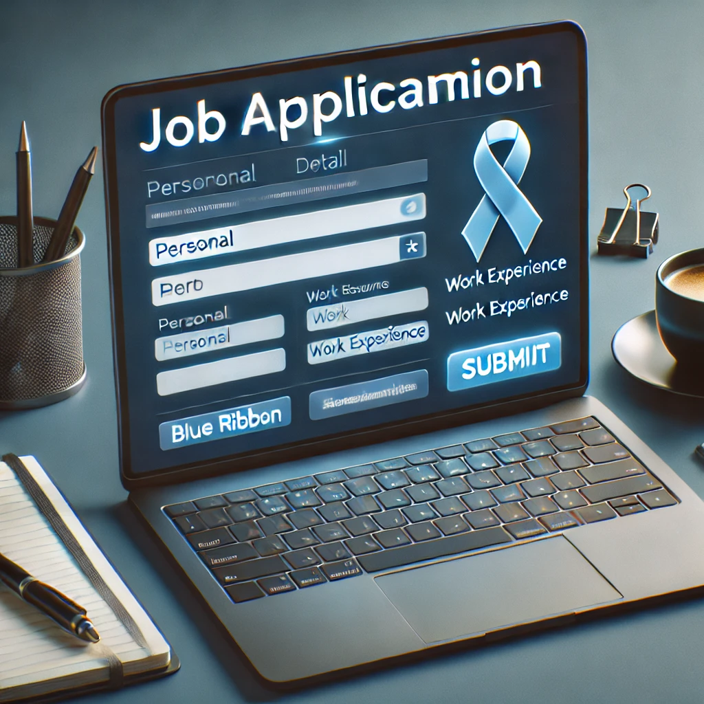 blue ribbon job application online​